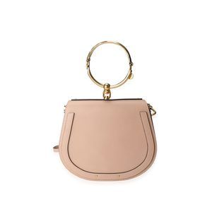 Chloe Biscotti Beige Calfskin Nile Medium Bracelet Bag